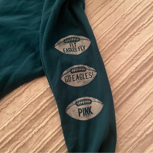 Philadelphia Eagles Football Zip Up Hoodie Victoria Secret Philly - Picture 5 of 7